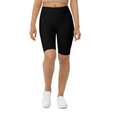 Women's Black Biker Shorts