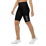 Women's Black Biker Shorts