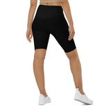 Women's Black Biker Shorts