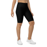 Women's Black Biker Shorts