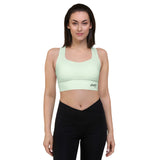 Women's Longline Light Green Sports Bra