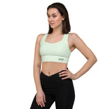 Women's Longline Light Green Sports Bra