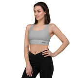 Women's Grey Longline Sports Bra