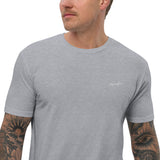 Men's Embroidered Fitted Short Sleeve T-shirt