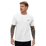 Men's Embroidered Fitted Short Sleeve T-shirt