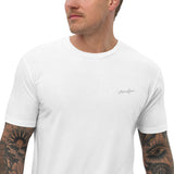 Men's Embroidered Fitted Short Sleeve T-shirt