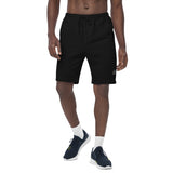 Men's Embroidered Athletic Fleece Shorts