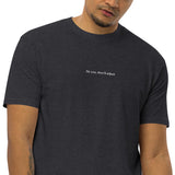 Men's Embroidered Premium Heavyweight T-shirt