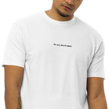 Men's Embroidered Premium Heavyweight T-shirt