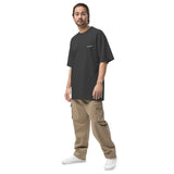 Men's Embroidered Oversized Faded T-shirt