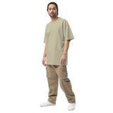 Men's Embroidered Oversized Faded T-shirt