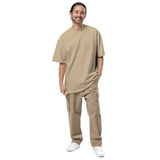 Men's Embroidered Oversized Faded T-shirt