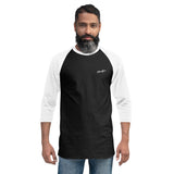 Men's 3/4 Sleeve Embroidered Classic Raglan Shirt