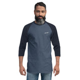 Men's 3/4 Sleeve Embroidered Classic Raglan Shirt