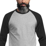 Men's 3/4 Sleeve Embroidered Classic Raglan Shirt