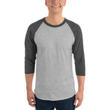 Men's 3/4 Sleeve Embroidered Raglan Shirt