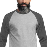 Men's 3/4 Sleeve Embroidered Classic Raglan Shirt