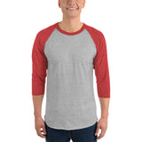 Men's 3/4 Sleeve Embroidered Raglan Shirt