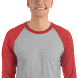 Men's 3/4 Sleeve Embroidered Raglan Shirt