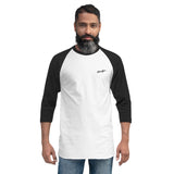 Men's 3/4 Sleeve Embroidered Classic Raglan Shirt