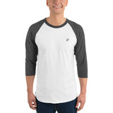 Men's 3/4 Sleeve Embroidered Raglan Shirt