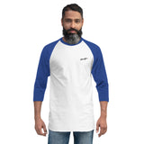 Men's 3/4 Sleeve Embroidered Classic Raglan Shirt