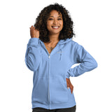 Women's Heavy Blend Zip Embroidered Hoodie