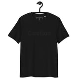 Men's Black on Black Embroidered Organic Cotton T-shirt