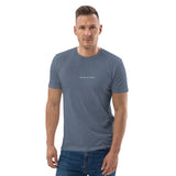 Men's Embroidered 'One day at a time' Organic Cotton T-shirt