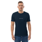 Men's Embroidered 'One day at a time' Organic Cotton T-shirt