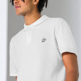 Men's Embroidered Pique Polo T-shirt