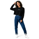 Women's Rose Crop Sweatshirt